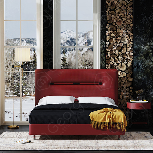 Lp C066 Light Luxury Fashion Simple, Quality Wood Bed Frames